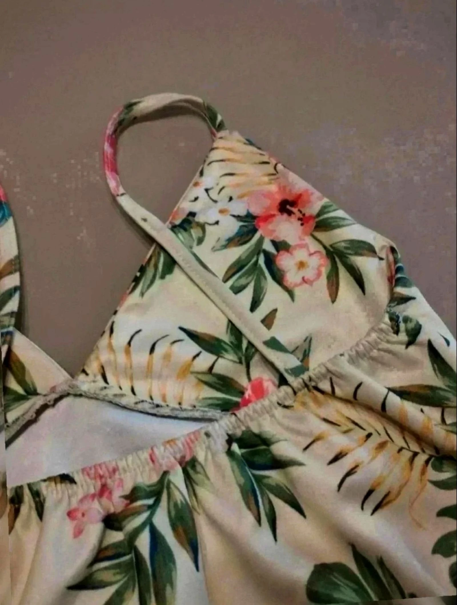 Top Crop precioso floral de alças Tamanho P – photo 5